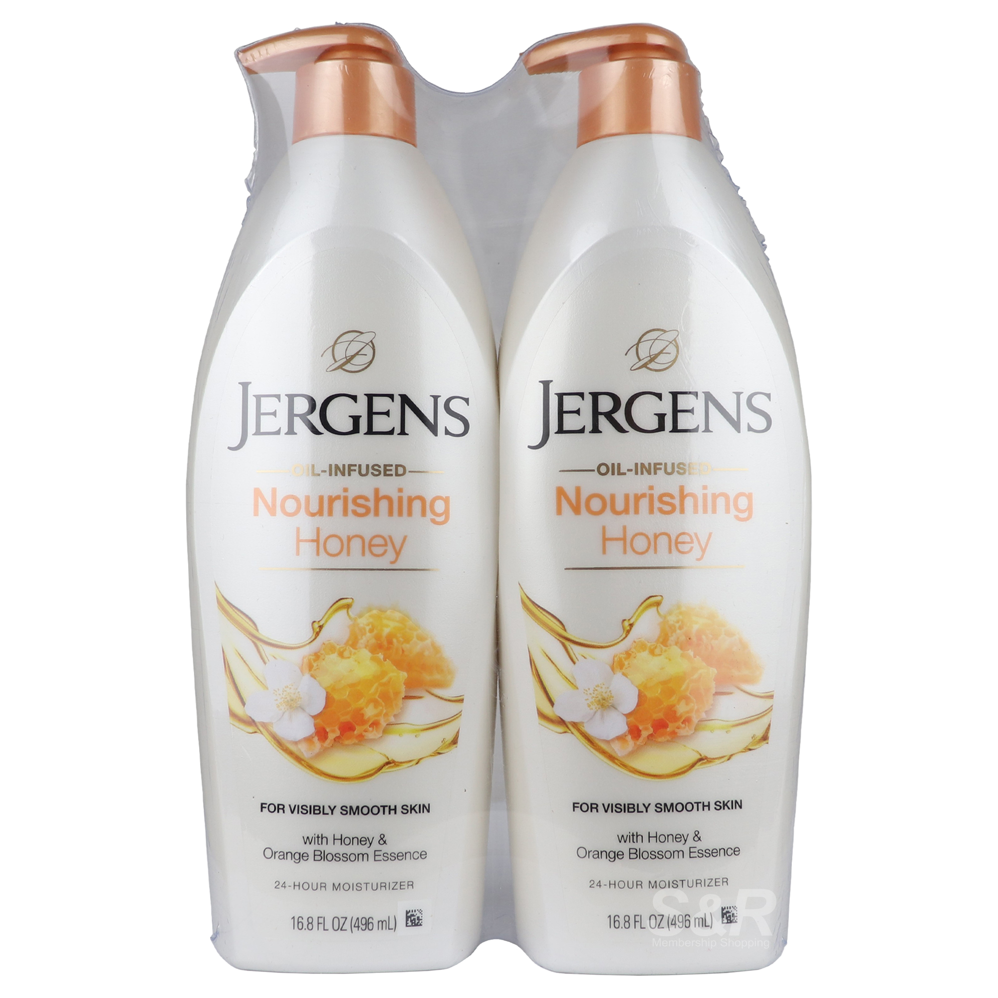 Jergens Lotion with Honey and Orange Blossom Essence 496mL Jergens Lotion with Honey and Orange Blossom Essence 496mL